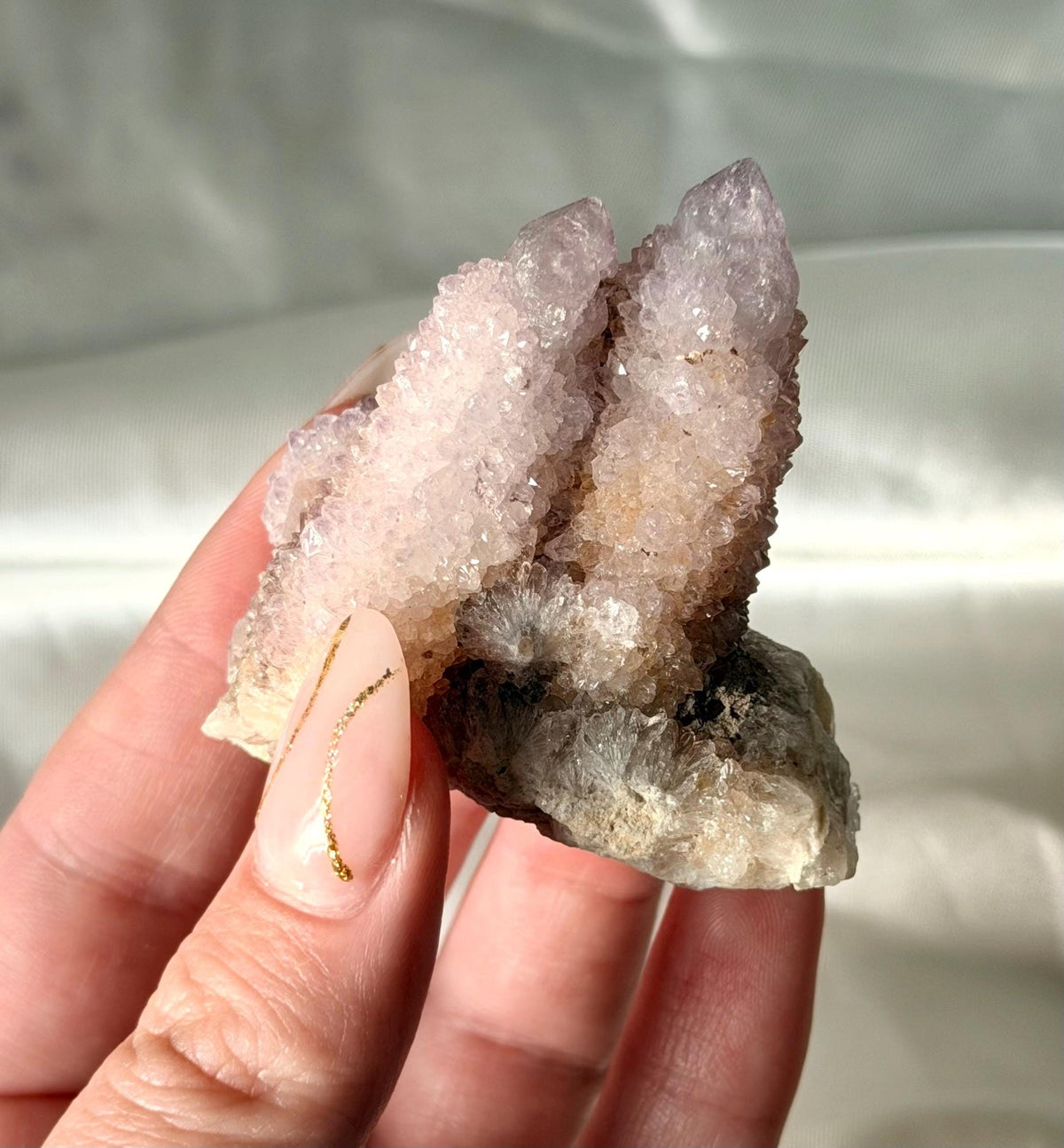 Spirit Amethyst Twin Points | Cactus Quartz Points | Double Spirit Amethyst Points from South Africa