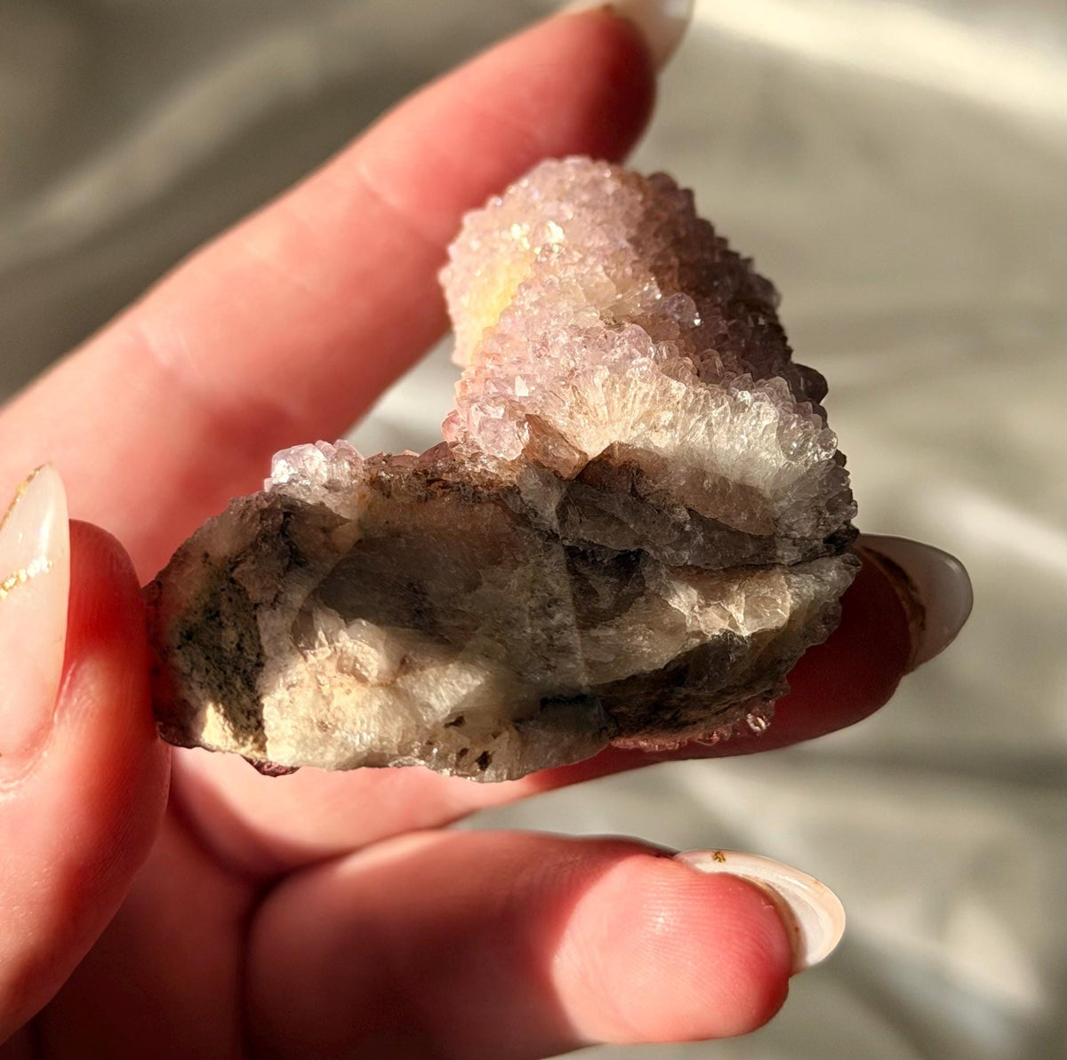 Spirit Amethyst Twin Points | Cactus Quartz Points | Double Spirit Amethyst Points from South Africa