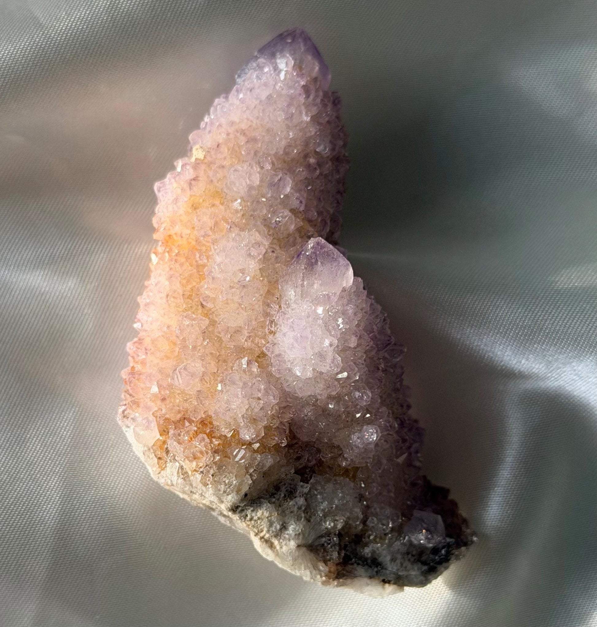 Spirit Amethyst Twin Points | Cactus Quartz Points | Double Spirit Amethyst Points from South Africa