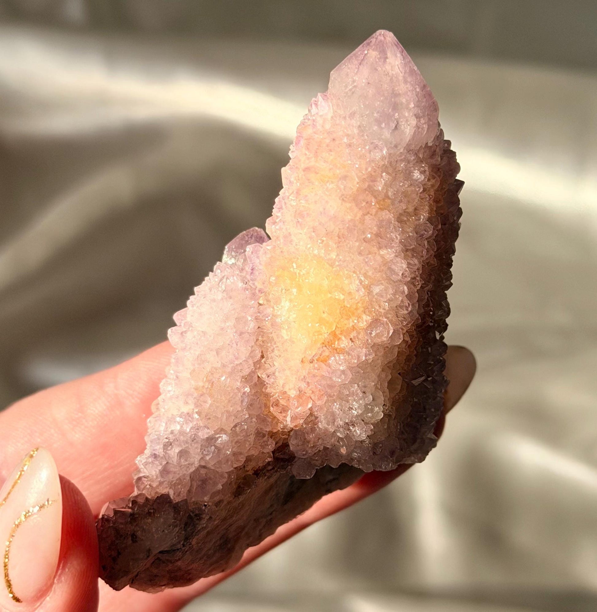 Spirit Amethyst Twin Points | Cactus Quartz Points | Double Spirit Amethyst Points from South Africa
