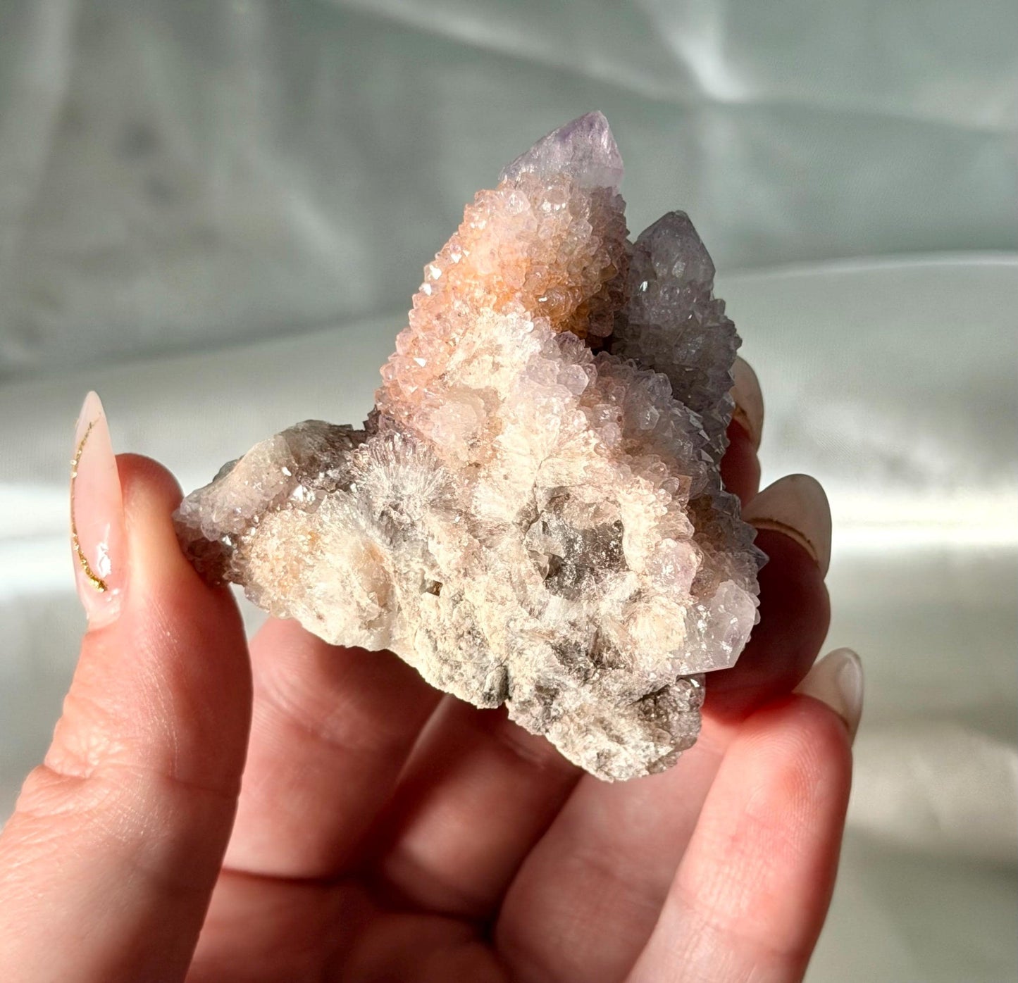 Spirit Amethyst Twin Points | Cactus Quartz Points | Double Spirit Amethyst Points from South Africa