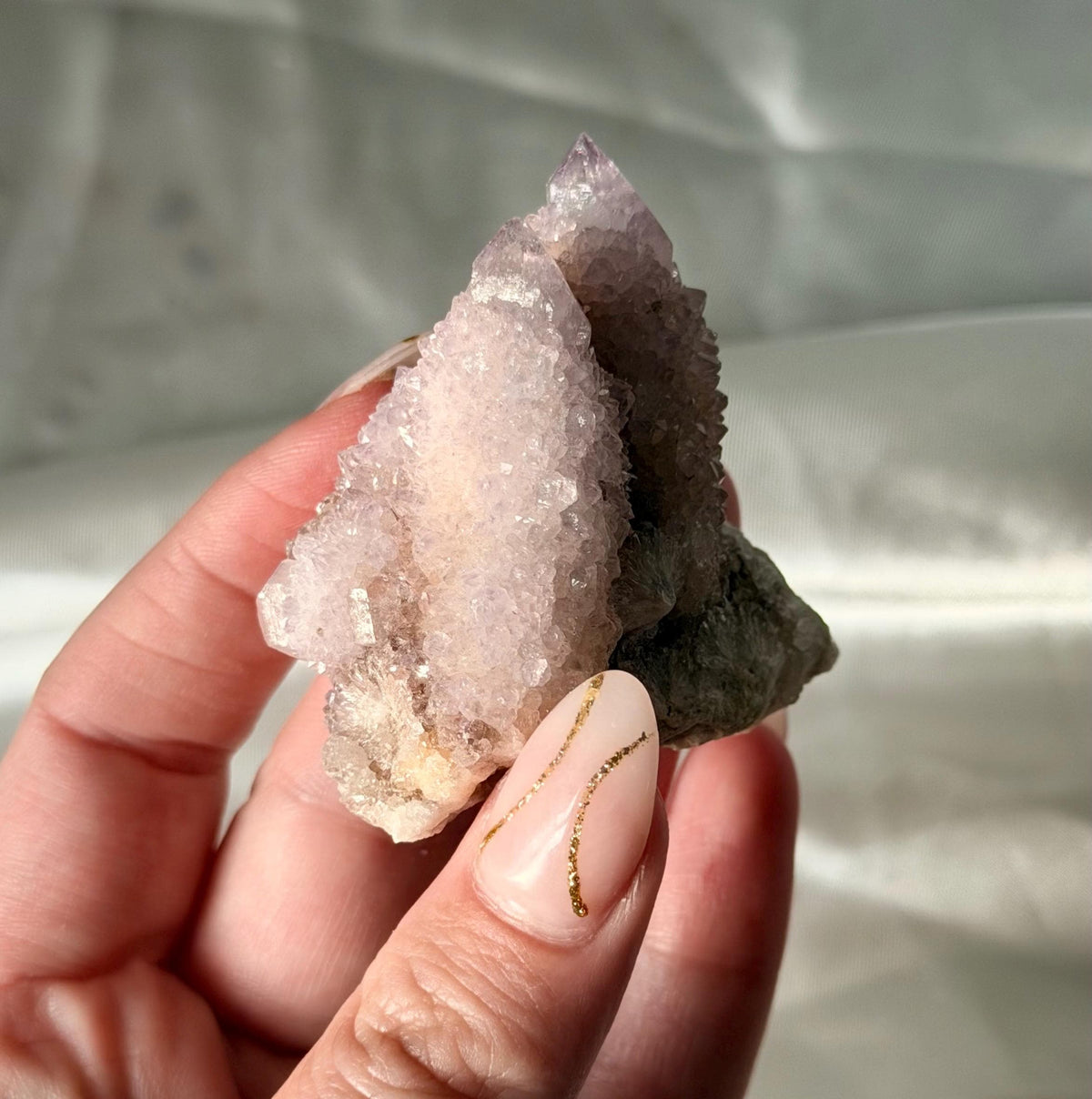 Spirit Amethyst Twin Points | Cactus Quartz Points | Double Spirit Amethyst Points from South Africa