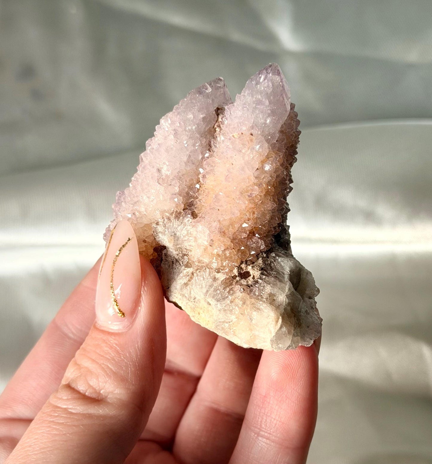 Spirit Amethyst Twin Points | Cactus Quartz Points | Double Spirit Amethyst Points from South Africa