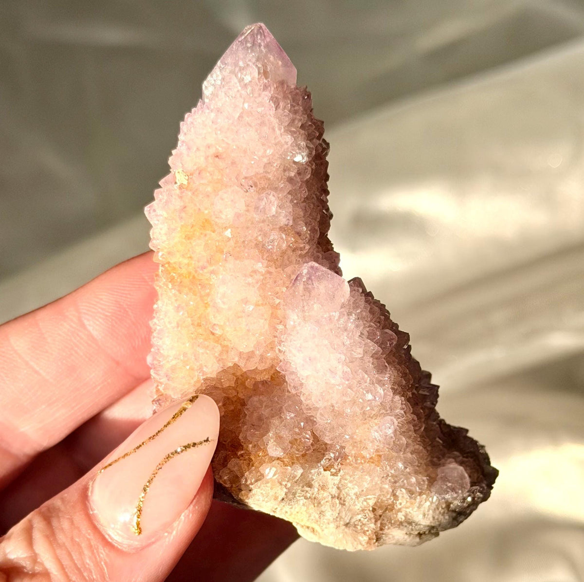 Spirit Amethyst Twin Points | Cactus Quartz Points | Double Spirit Amethyst Points from South Africa