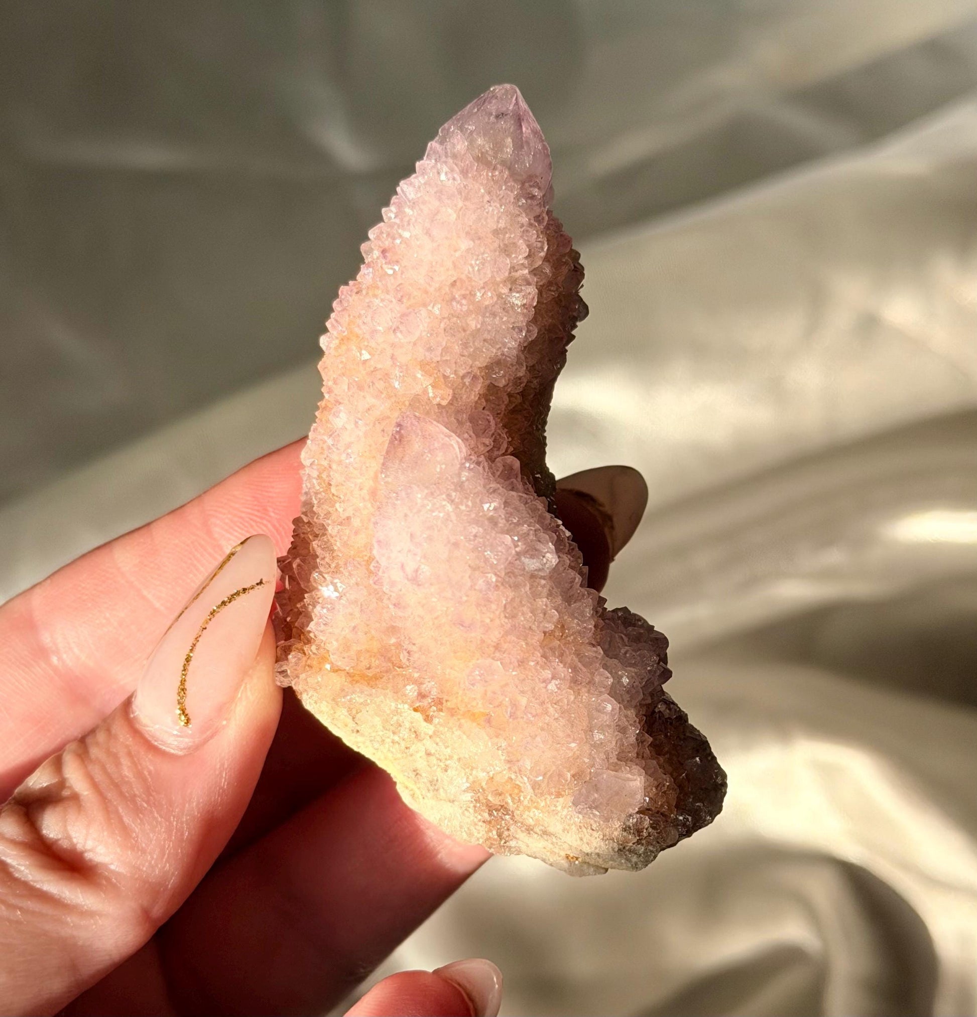 Spirit Amethyst Twin Points | Cactus Quartz Points | Double Spirit Amethyst Points from South Africa