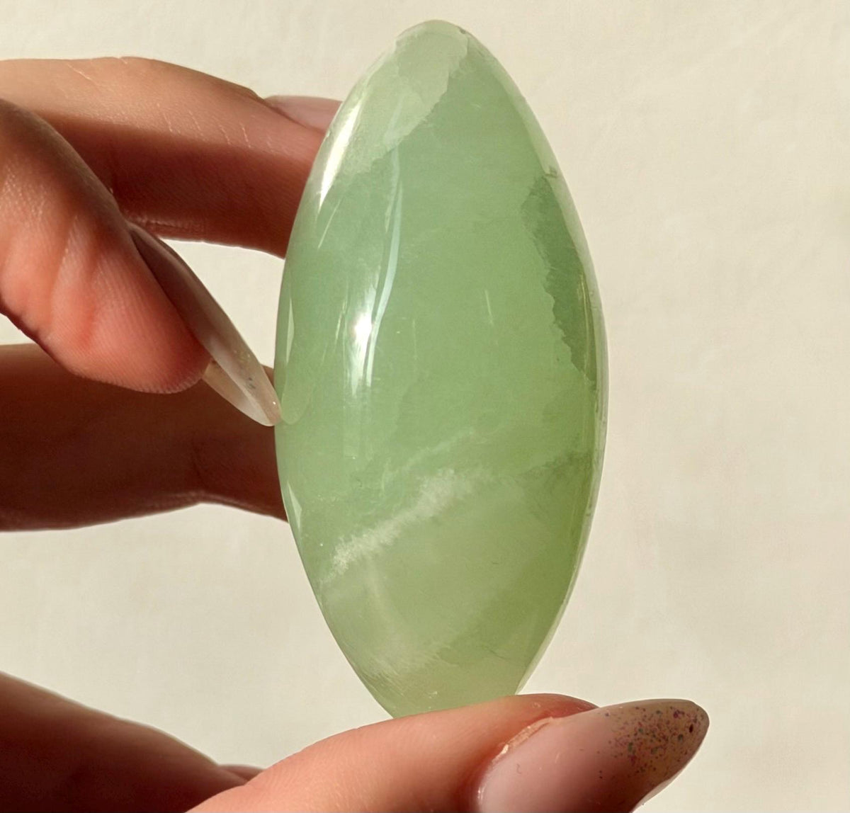 High Quality Pistachio Calcite Lingam | Green Calcite Egg | Pistachio Calcite from Pakistan