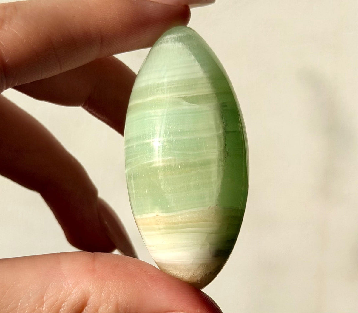 High Quality Pistachio Calcite Lingam | Green Calcite Egg | Pistachio Calcite from Pakistan