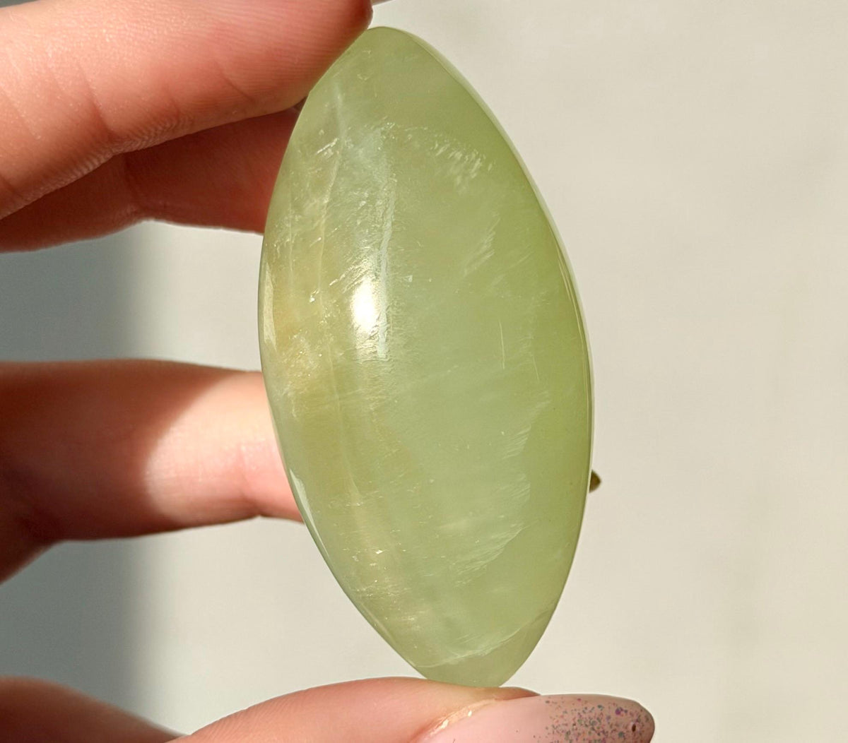 High Quality Pistachio Calcite Lingam | Green Calcite Egg | Pistachio Calcite from Pakistan