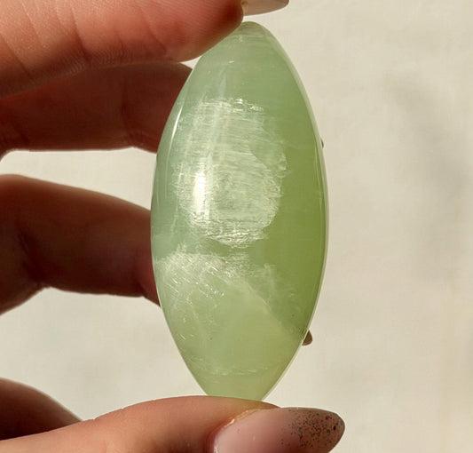High Quality Pistachio Calcite Lingam | Green Calcite Egg | Pistachio Calcite from Pakistan