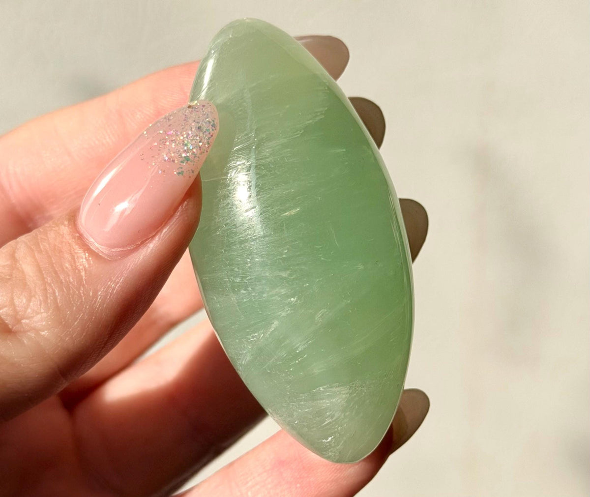 High Quality Pistachio Calcite Lingam | Green Calcite Egg | Pistachio Calcite from Pakistan