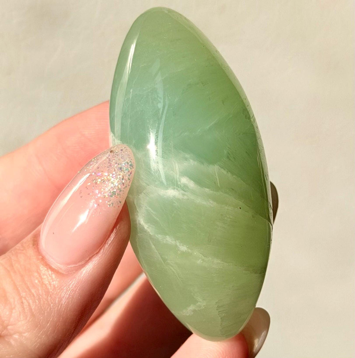 High Quality Pistachio Calcite Lingam | Green Calcite Egg | Pistachio Calcite from Pakistan