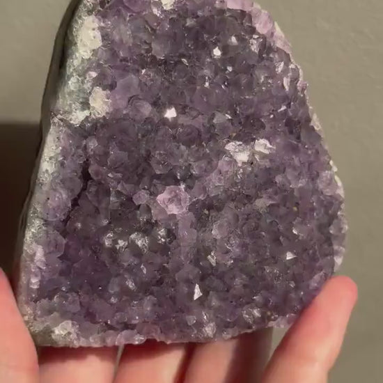 Beautiful Amethyst Cut Base Cluster | Amethyst Cluster Freeform from Uruguay