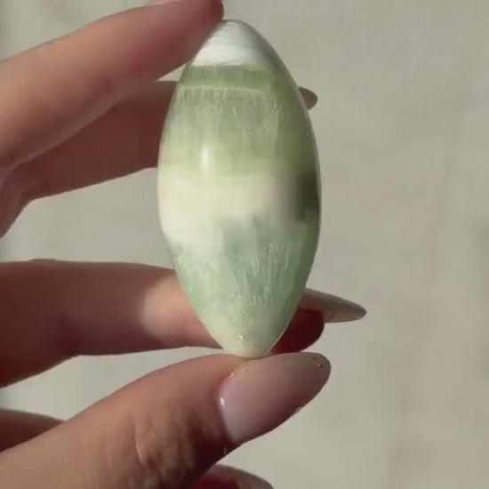 High Quality Pistachio Calcite Lingam | Green Calcite Egg | Pistachio Calcite from Pakistan
