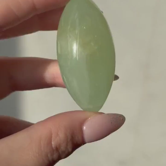 High Quality Pistachio Calcite Lingam | Green Calcite Egg | Pistachio Calcite from Pakistan