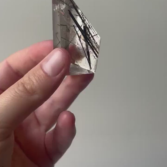 Stunning High Grade Tourmaline in Quartz Freeform