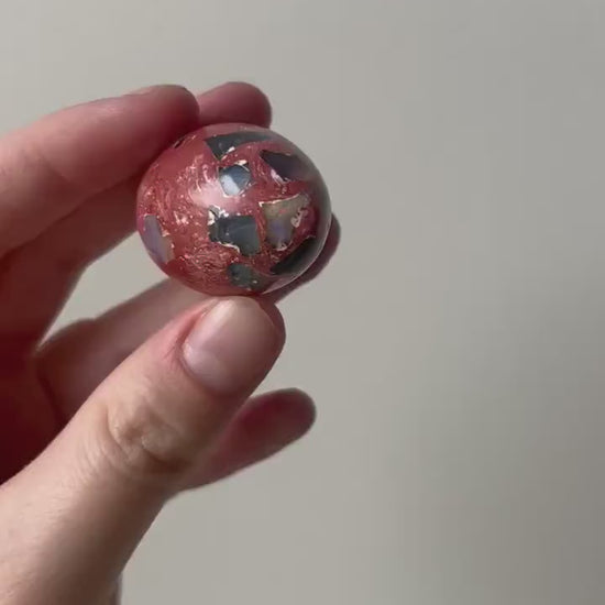 Beautiful Cantera Opal Egg Carving from Mexico