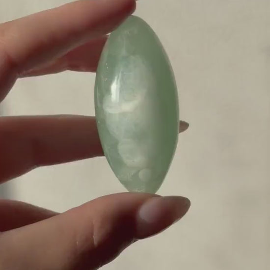 High Quality Pistachio Calcite Lingam | Green Calcite Egg | Pistachio Calcite from Pakistan