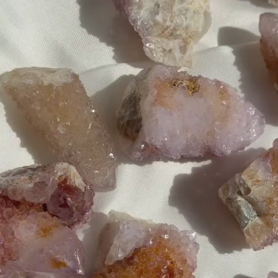 Spirit Amethyst Points from South Africa | ONE Cactus Quartz Point Intuitive Pick