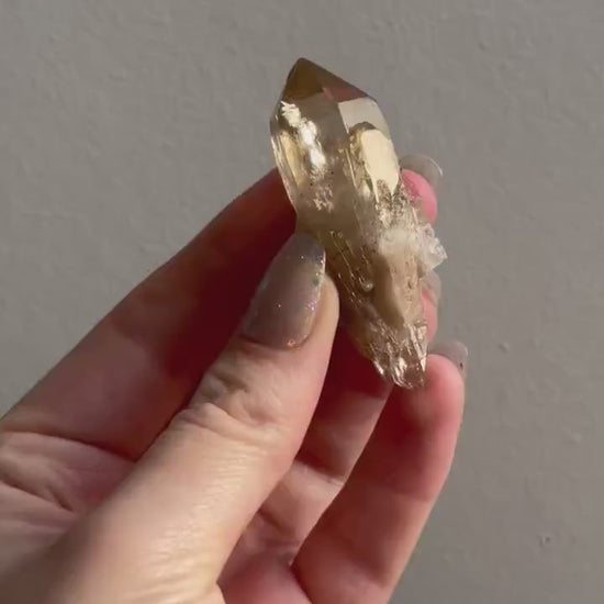 Beautiful Kundalini Citrine Cluster from Congo | Natural Citrine Genuine Citrine Elestial Citrine