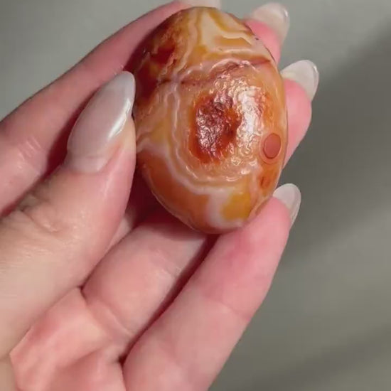 Beautiful Gobi Desert Agate Round Flat Stone | Gobi Agate Nodule