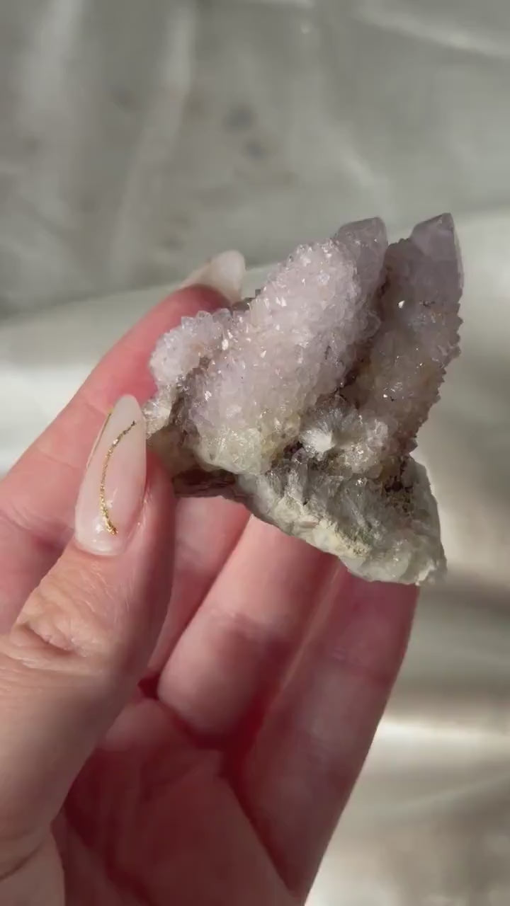 Spirit Amethyst Twin Points | Cactus Quartz Points | Double Spirit Amethyst Points from South Africa
