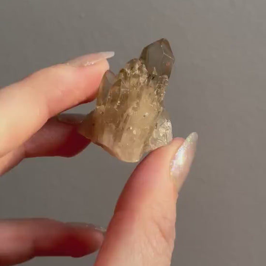 Beautiful Kundalini Citrine Cluster from Congo | Natural Citrine Genuine Citrine Elestial Citrine