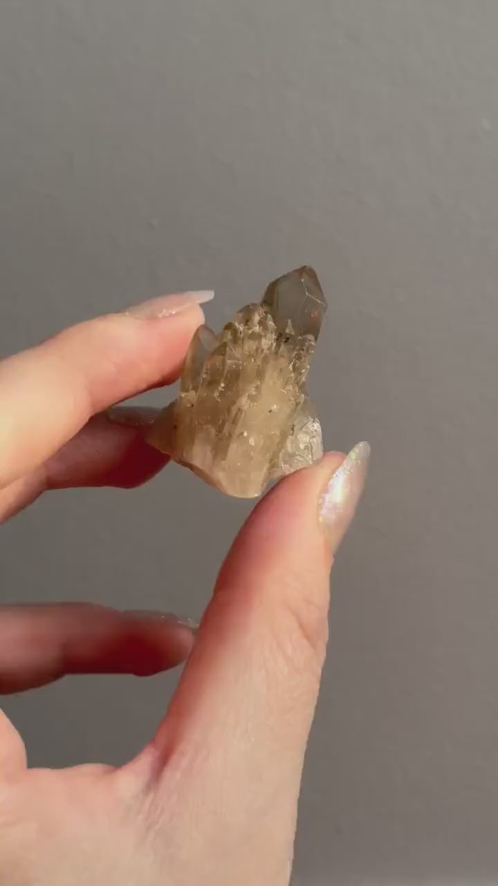 Beautiful Kundalini Citrine Cluster from Congo | Natural Citrine Genuine Citrine Elestial Citrine