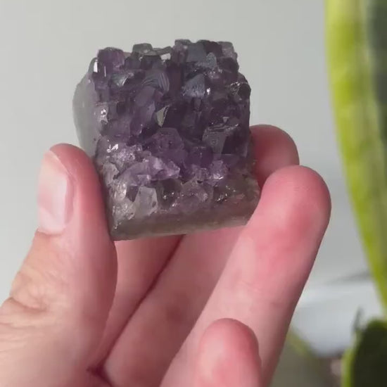 Beautiful Amethyst Cube from Uruguay | Polished Amethyst Block