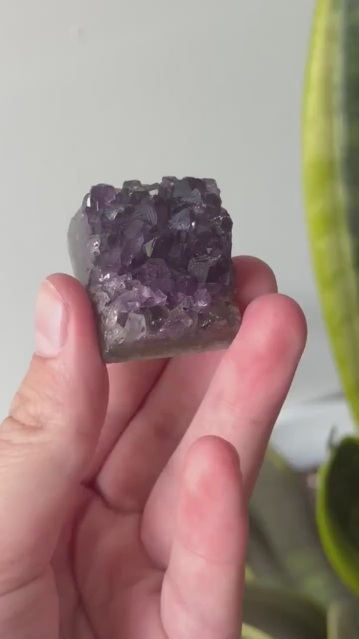 Beautiful Amethyst Cube from Uruguay | Polished Amethyst Block