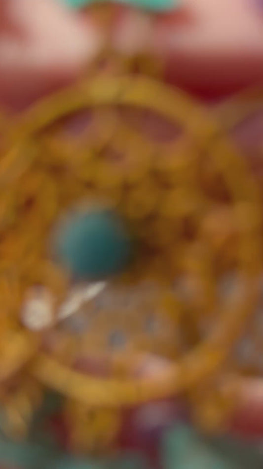 Gemstone Dream Catcher Keychains