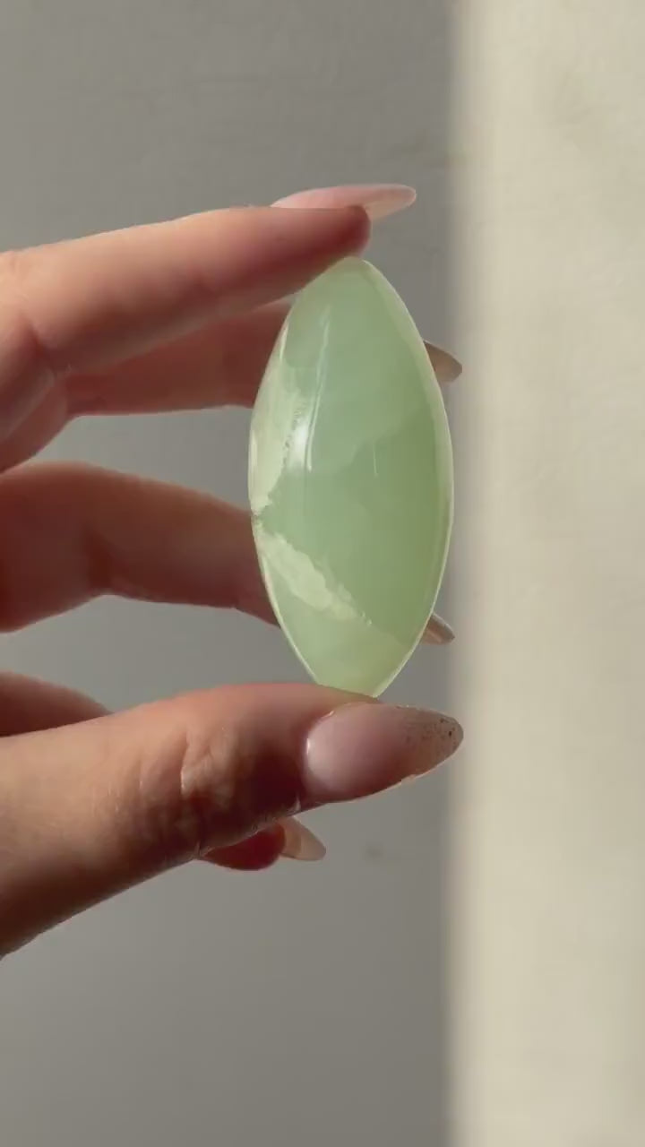 High Quality Pistachio Calcite Lingam | Green Calcite Egg | Pistachio Calcite from Pakistan