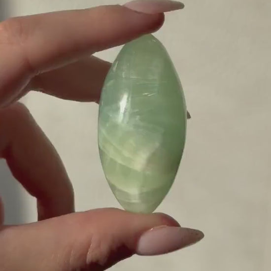 High Quality Pistachio Calcite Lingam | Green Calcite Egg | Pistachio Calcite from Pakistan