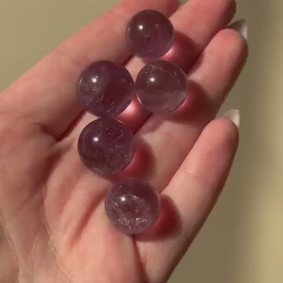 Beautiful Ametrine Mini Spheres | Intuitively Chosen Mini Spheres