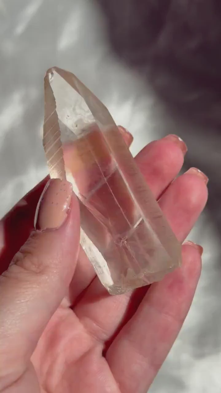 AAA Lemurian Clear Quartz Point from Congo | High Quality Clear Quartz Generator