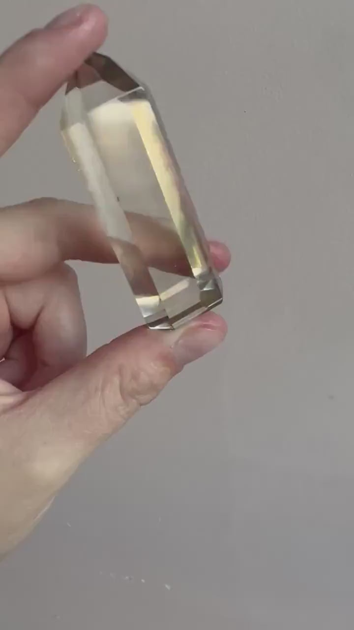 Gorgeous Natural Citrine Point from Brazil | High Grade Citrine Tower