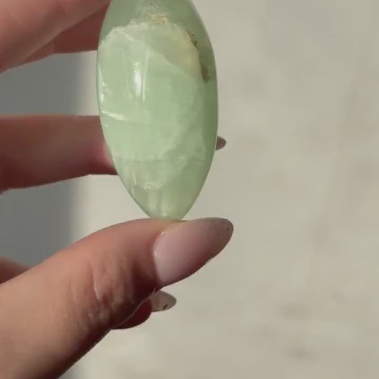 High Quality Pistachio Calcite Lingam | Green Calcite Egg | Pistachio Calcite from Pakistan