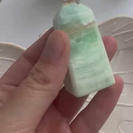 Caribbean Calcite Tower from Pakistan Carribean Calcite Obelisk