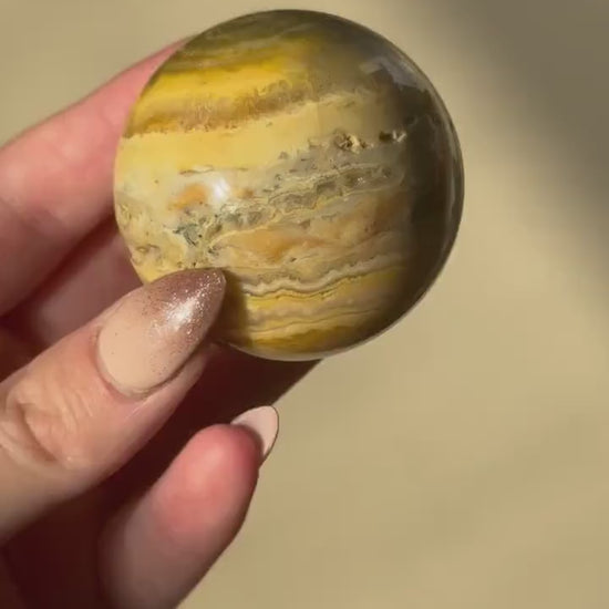 Beautiful Crazy Lace Agate Sphere from Mexico | 55mm Crazy Lace Agate Ball